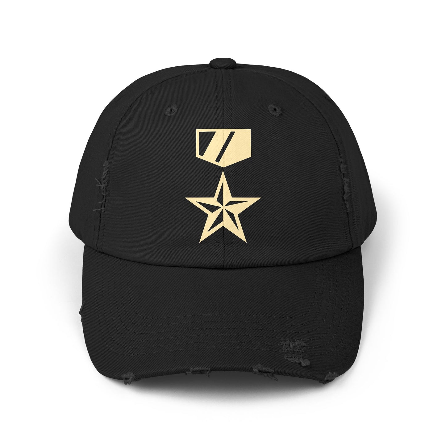 Commander Ratings Distressed "Medal" Hat