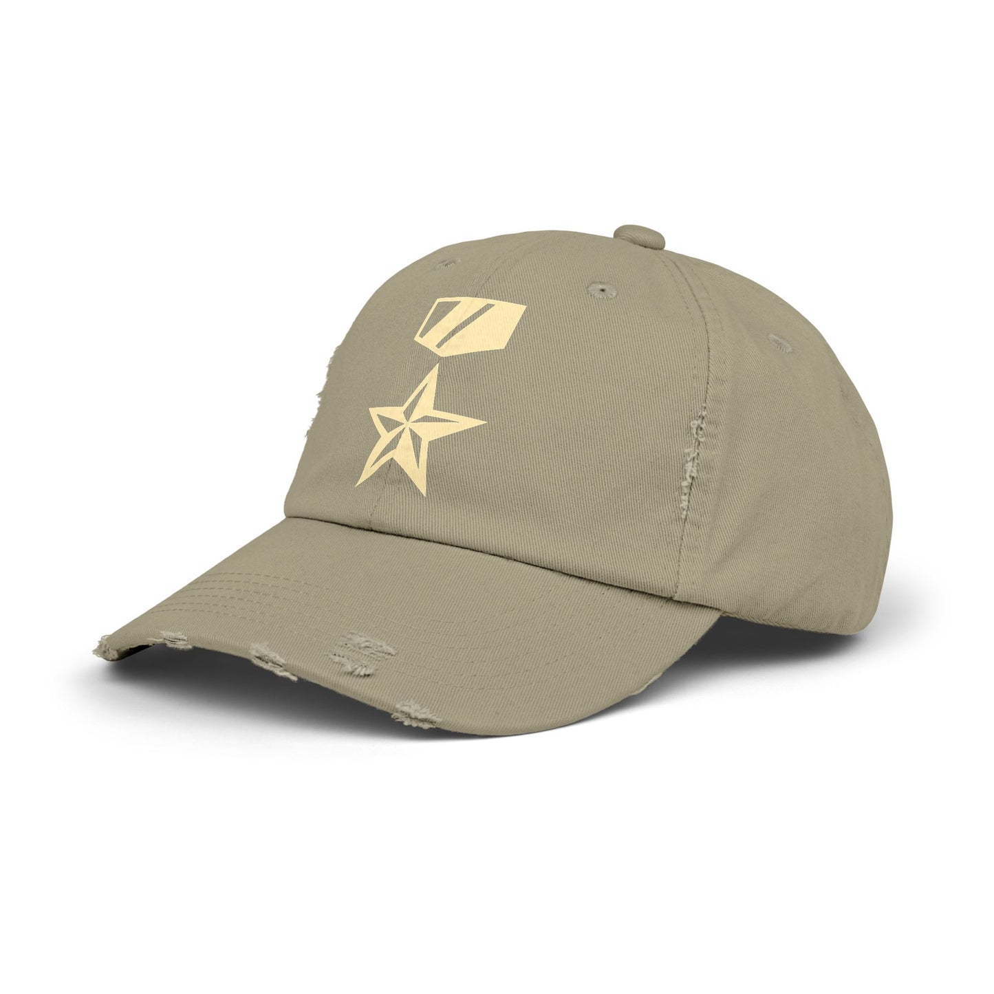Commander Ratings Distressed "Medal" Hat