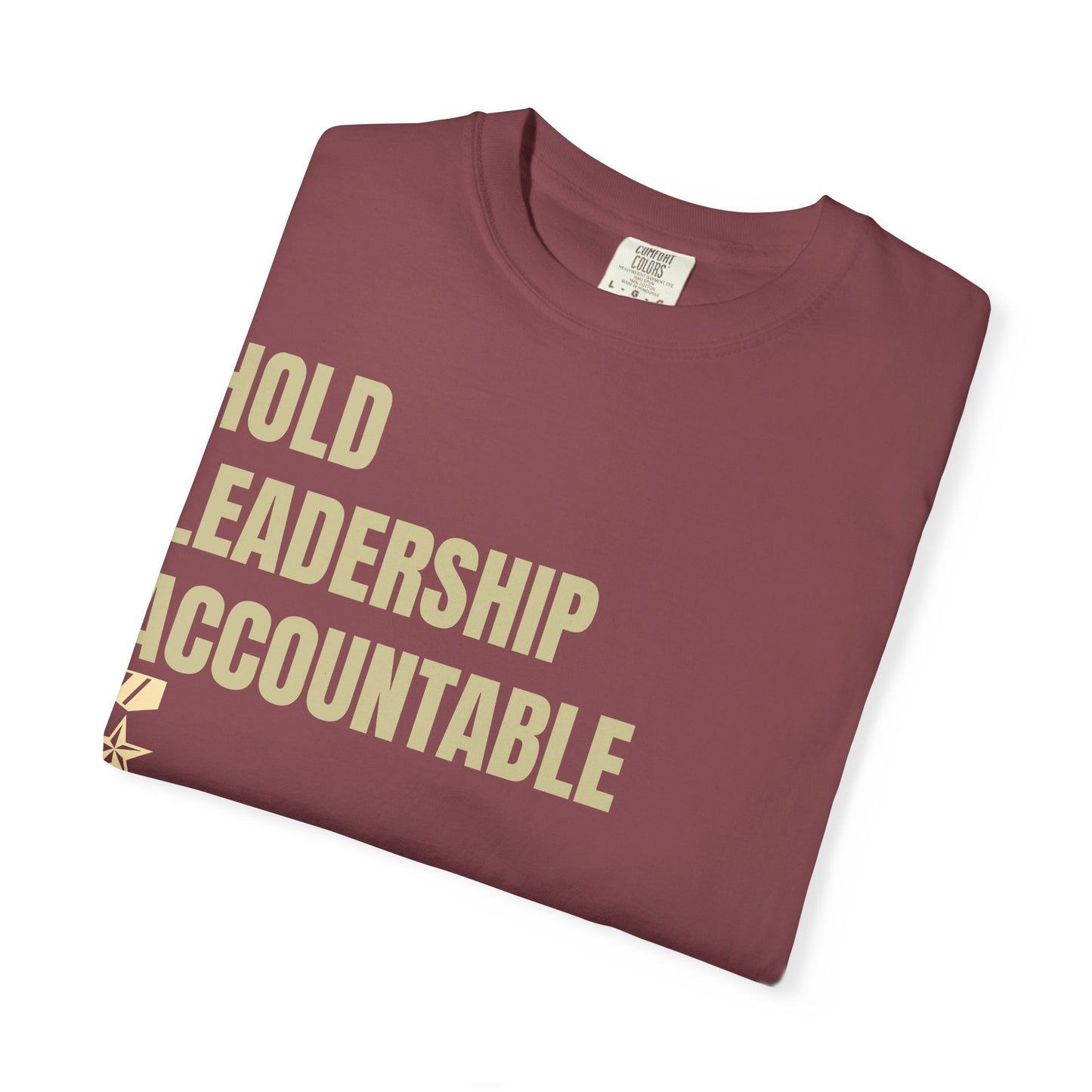 Commander Ratings "Accountability" Tee