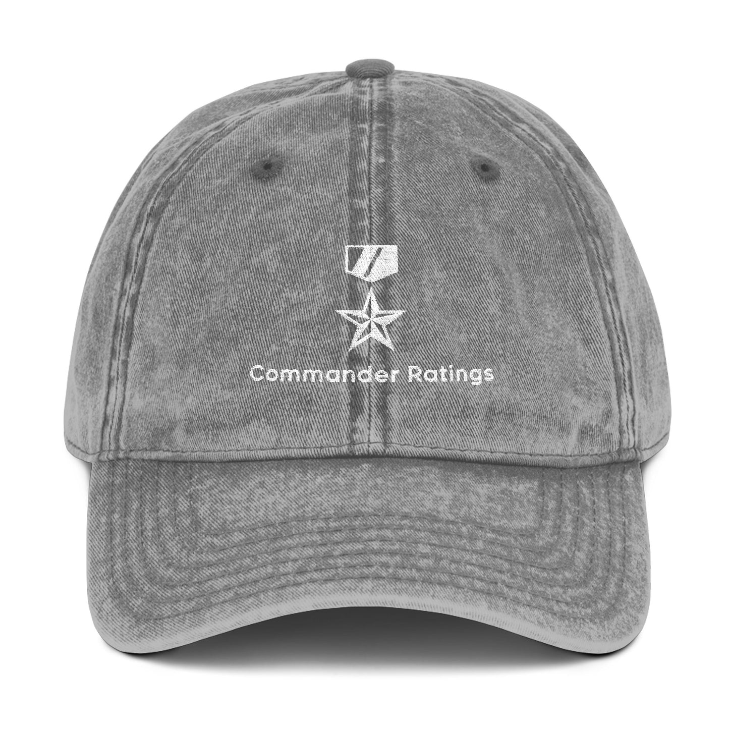 Commander Ratings Vintage Logo Embroidered Hat