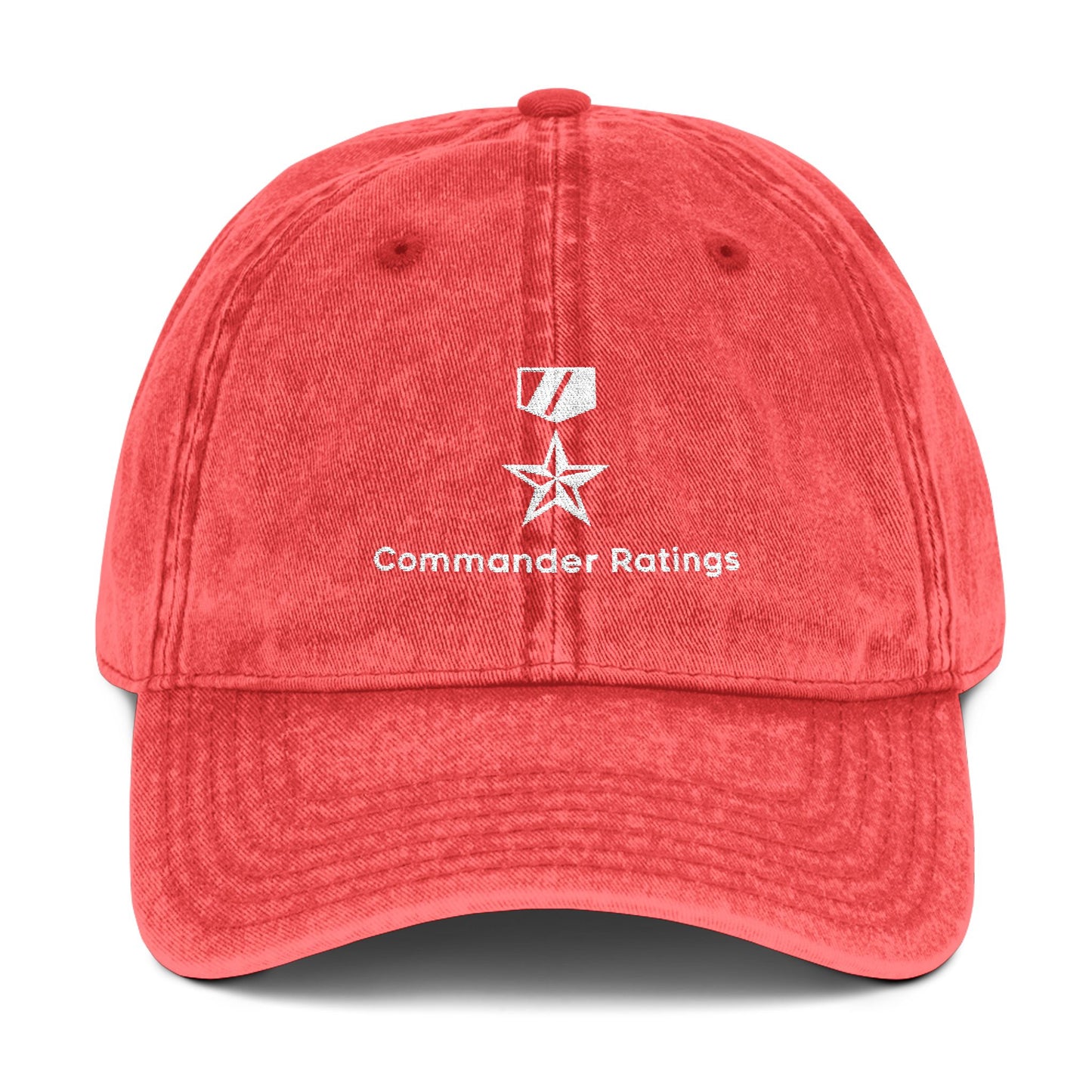 Commander Ratings Vintage Logo Embroidered Hat