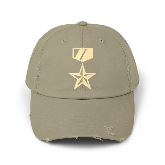 Commander Ratings Distressed "Medal" Hat