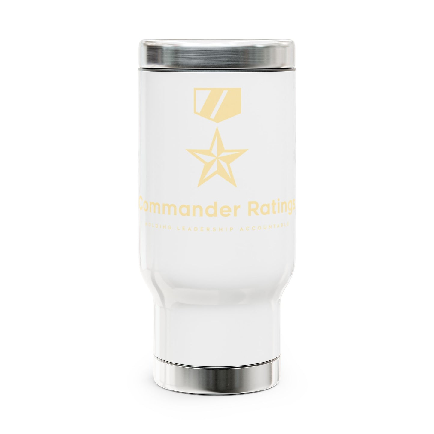 Commander Ratings Stainless Steel Travel Mug