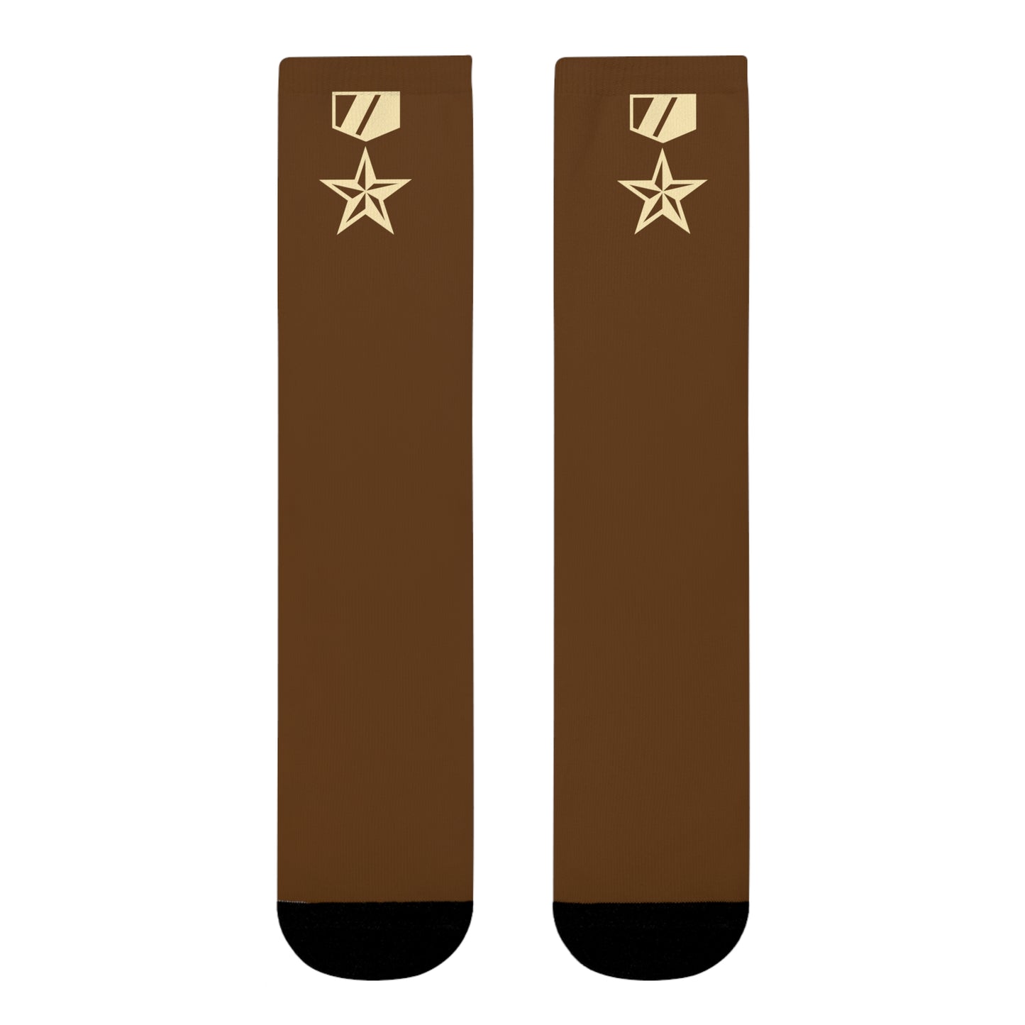Commander Ratings Spice Brown Socks