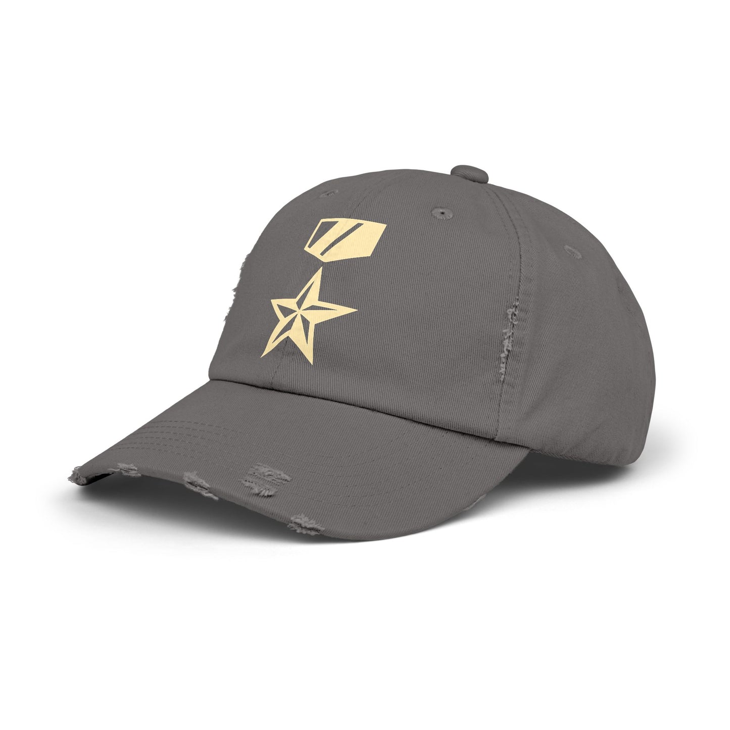 Commander Ratings Distressed "Medal" Hat