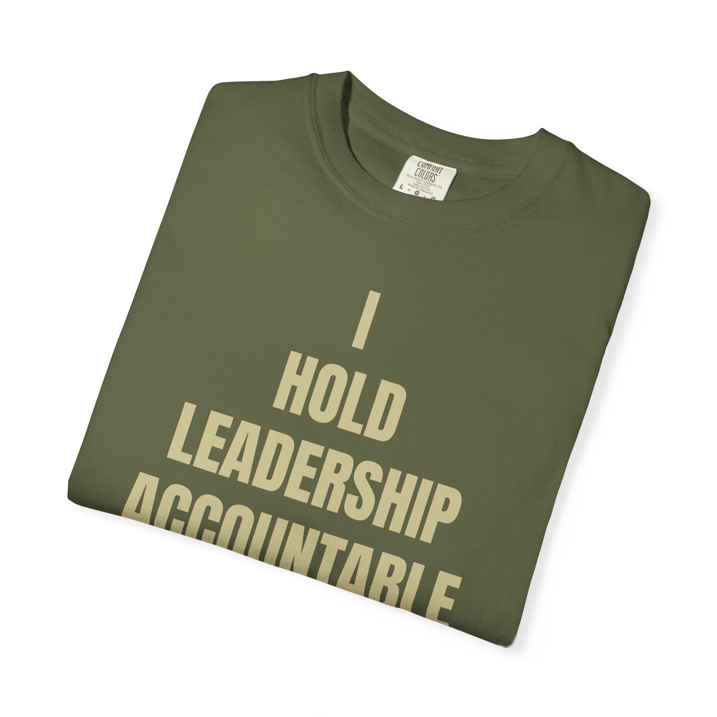 Commander Ratings "I Hold Leadership Accountable" Tee
