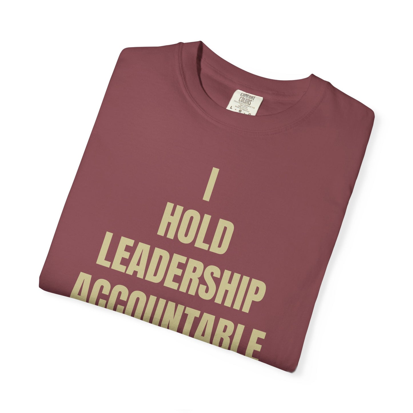 Commander Ratings "I Hold Leadership Accountable" Tee