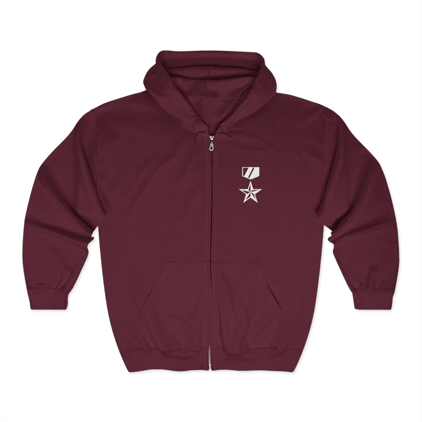 Commander Ratings Embroidered Zip Hoodie