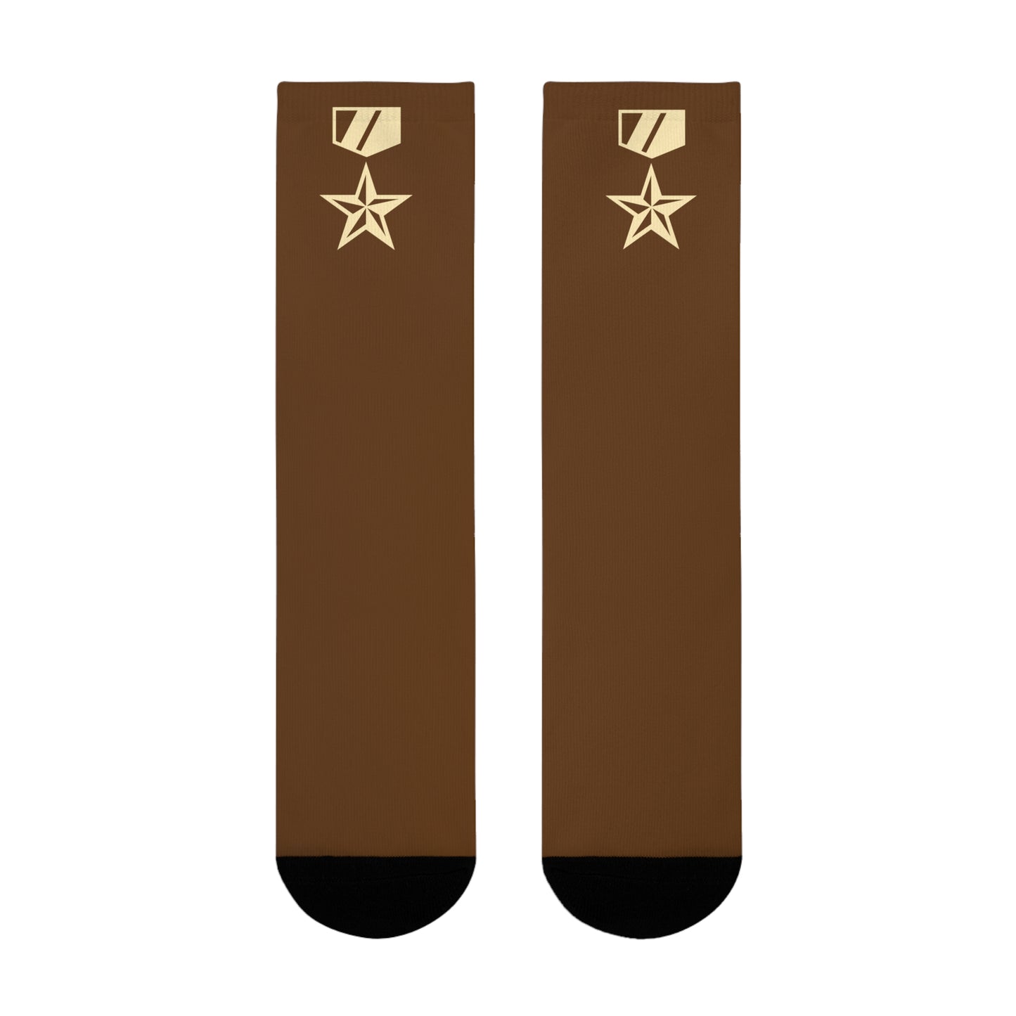Commander Ratings Spice Brown Socks