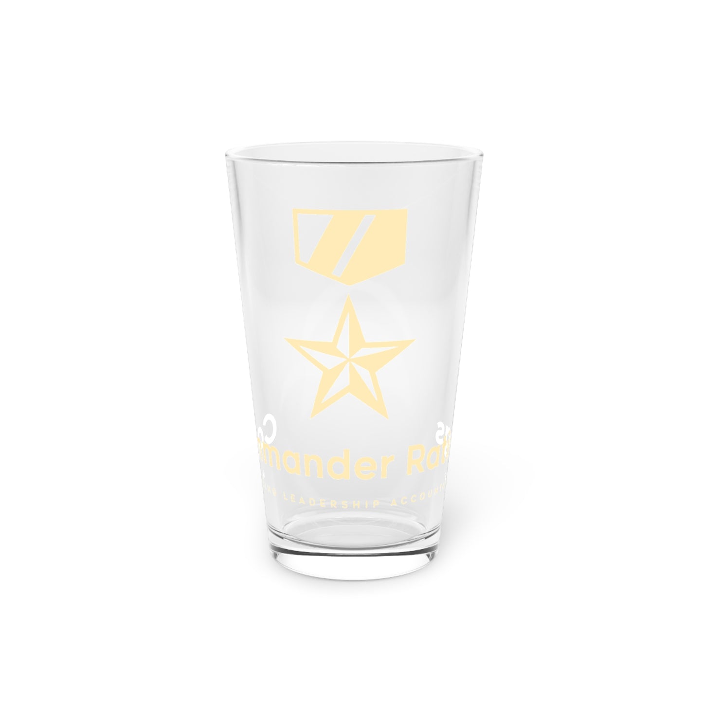 Commander Ratings 16oz Pint Glass