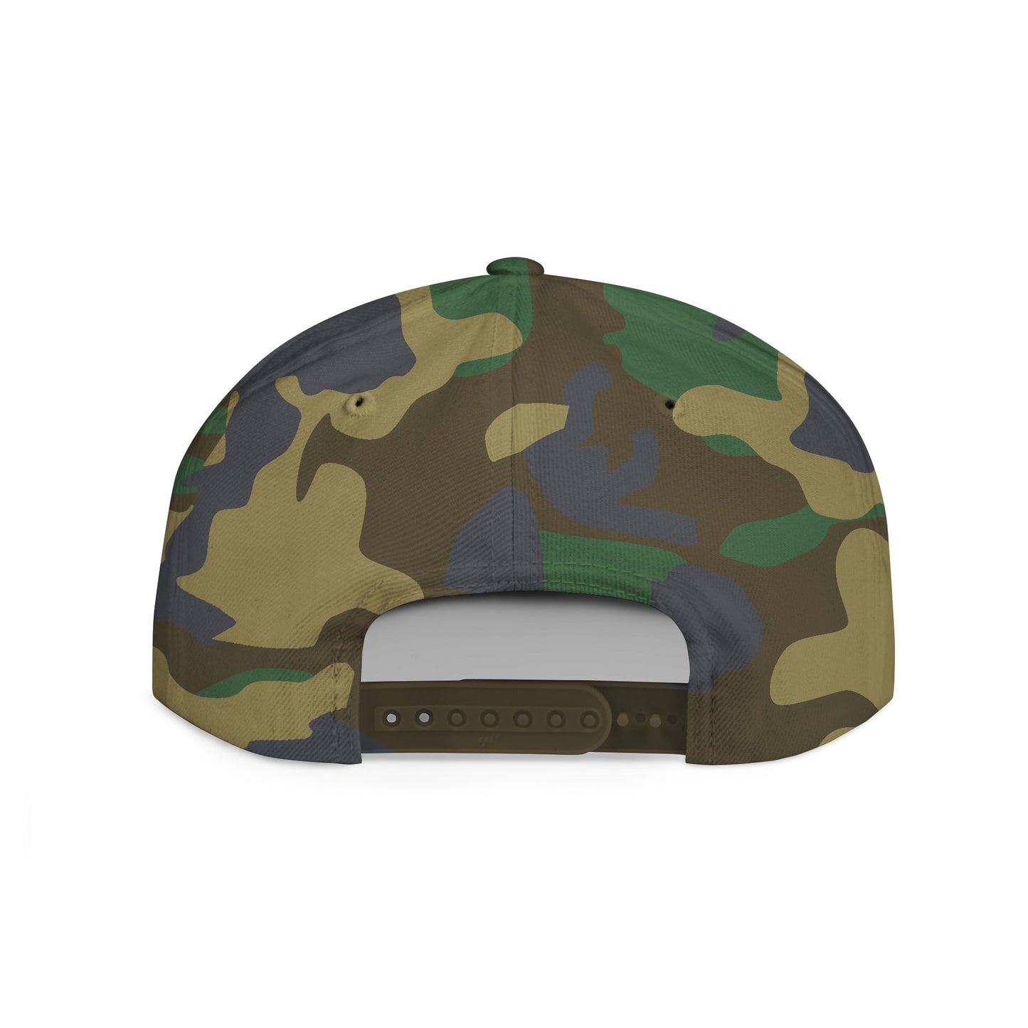 Commander Ratings Embroidered Flat Bill Snapback Hat