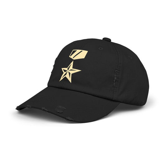 Commander Ratings Distressed "Medal" Hat
