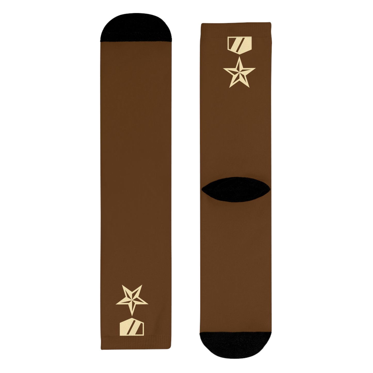 Commander Ratings Spice Brown Socks