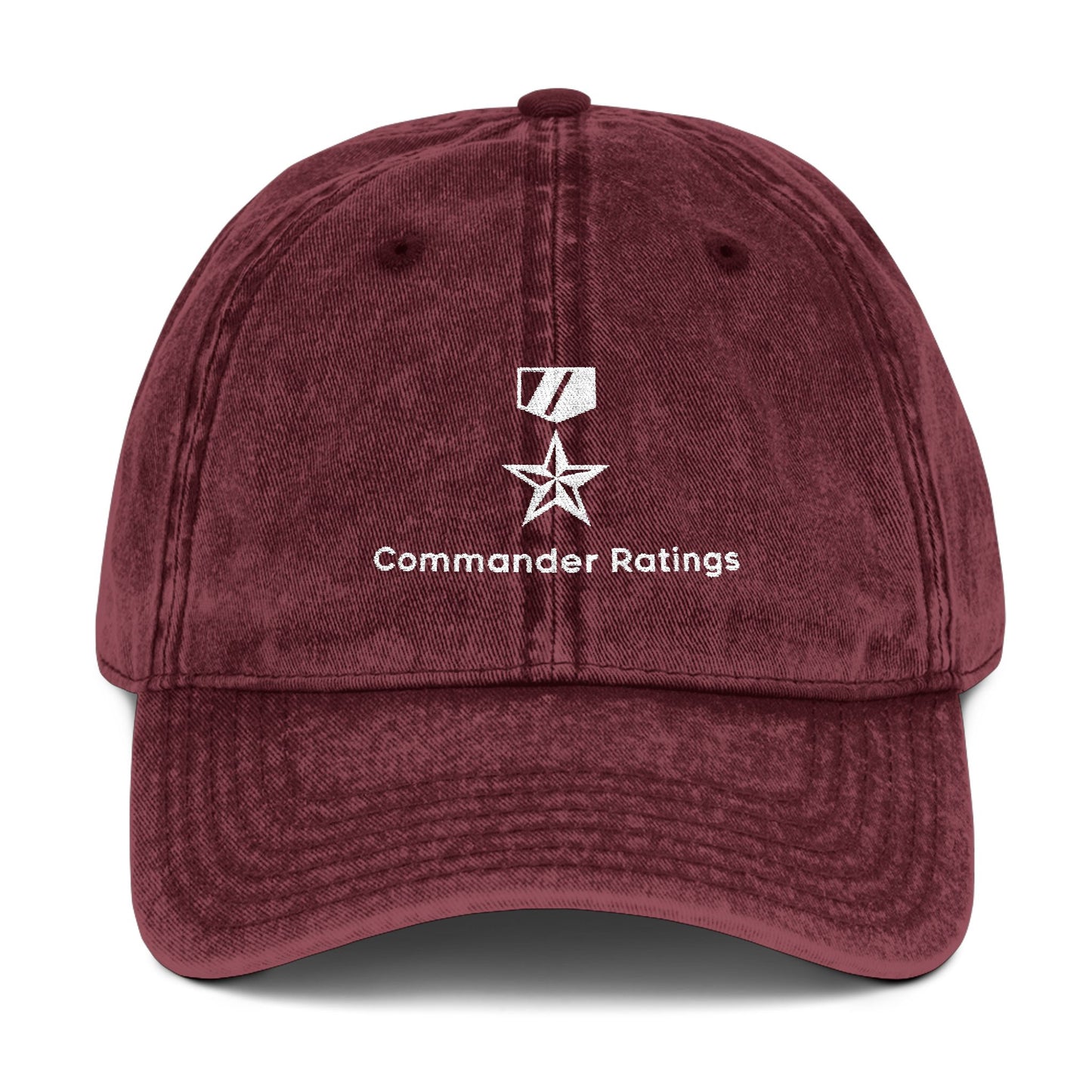 Commander Ratings Vintage Logo Embroidered Hat